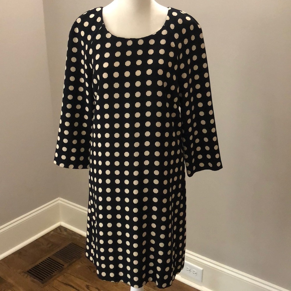 Black Octagon Dress